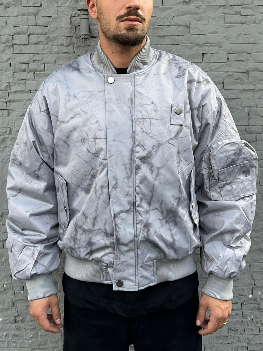 Bomber Marble Grey