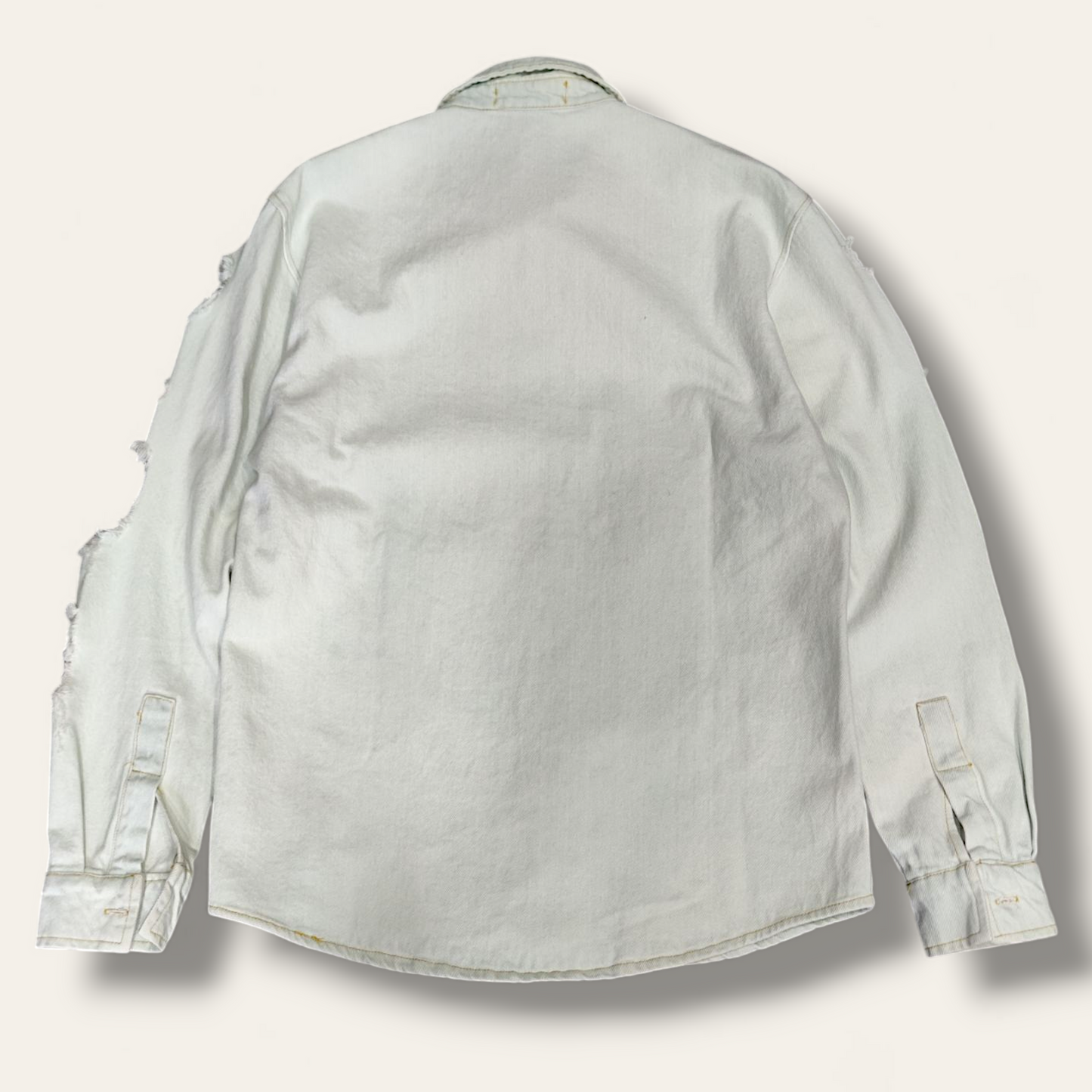 Camicia in Denim Destroyed