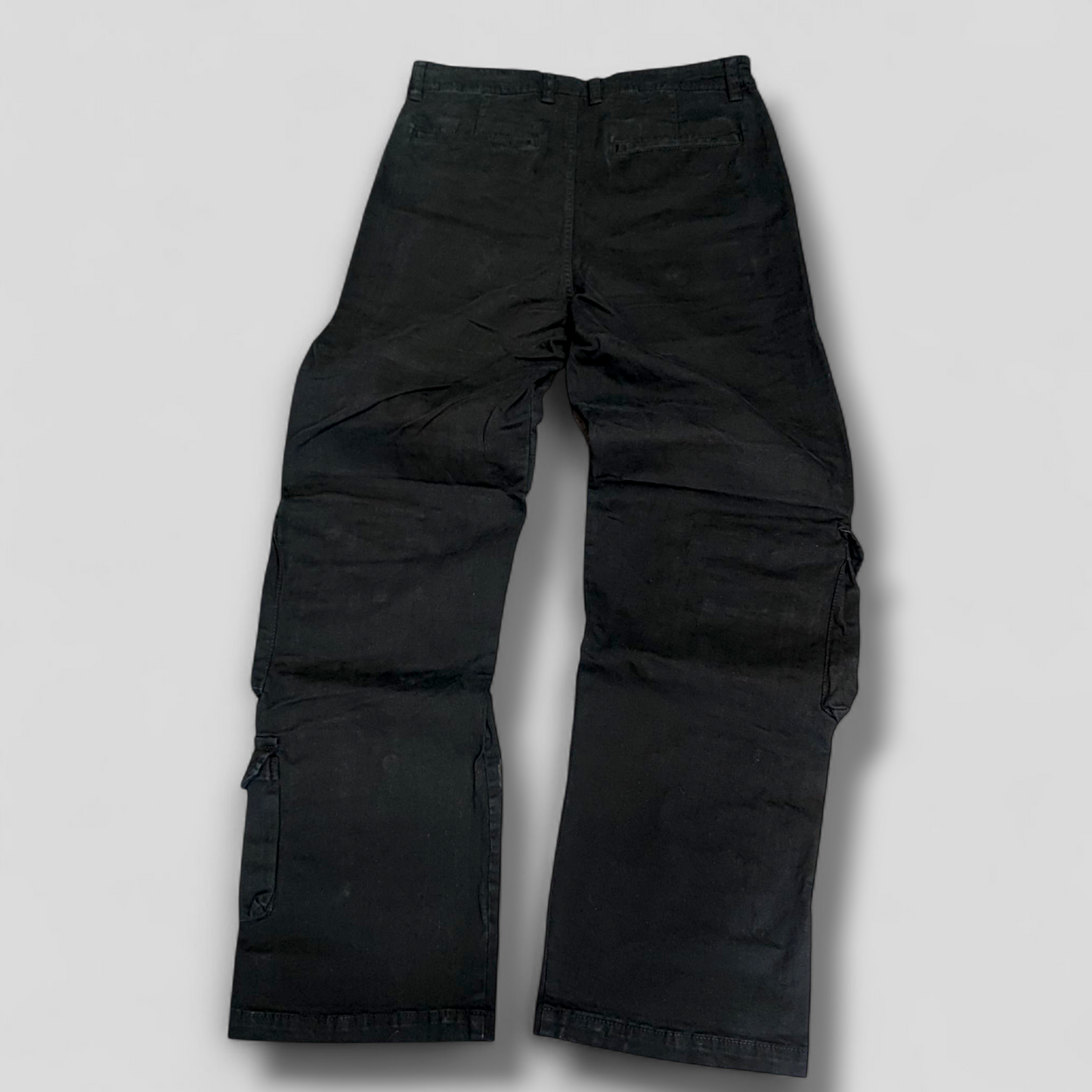 Jeans Cargo black pocket