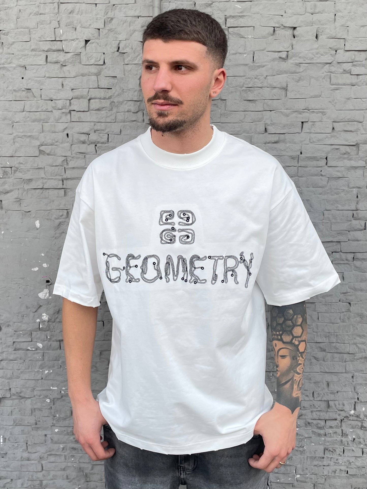 T-shirt Geometry Bianca