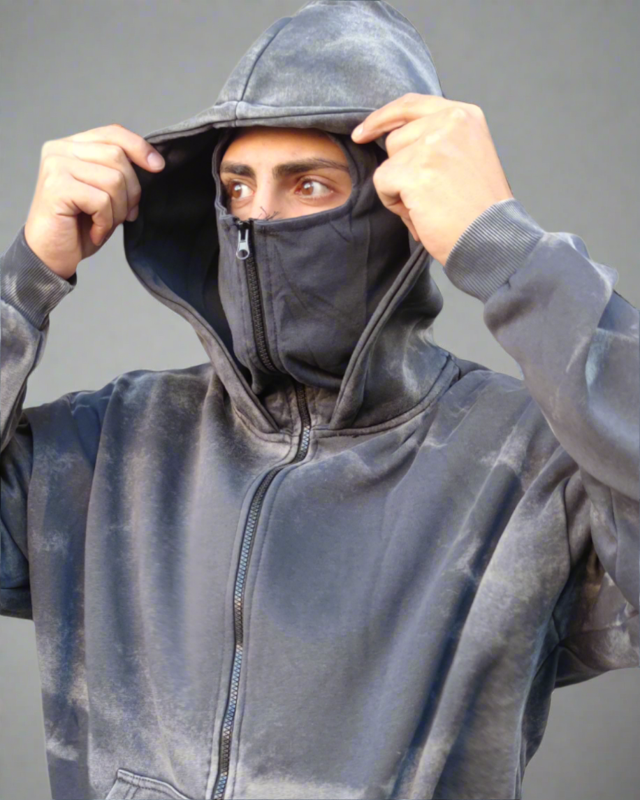 Hoodie Balaclava grey