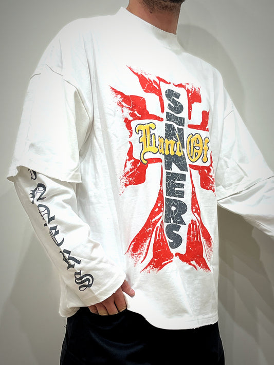 Longsleeve layered white