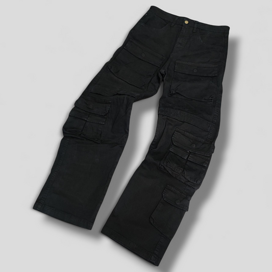 Jeans Cargo black pocket