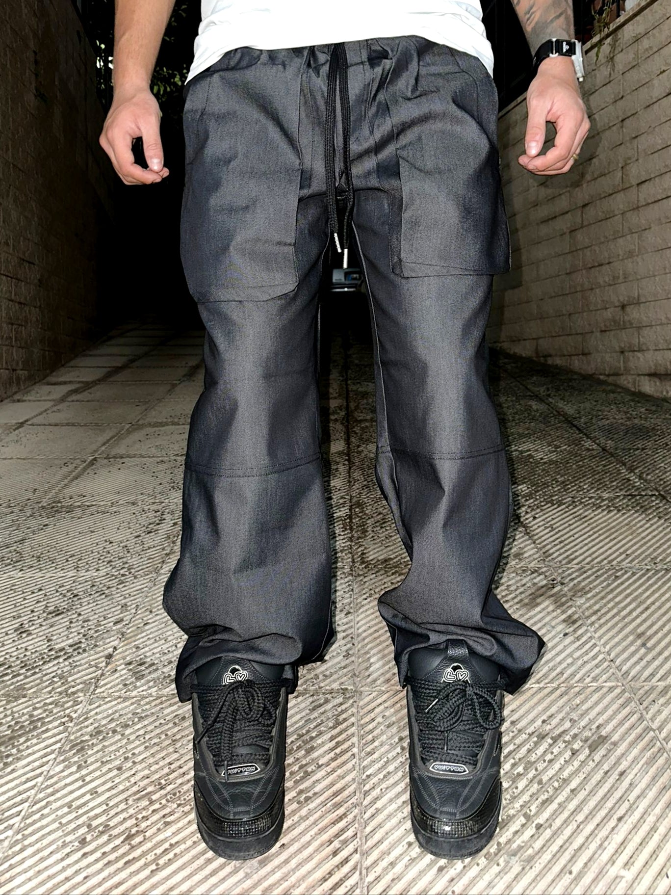 Pantalaccio cargo grey