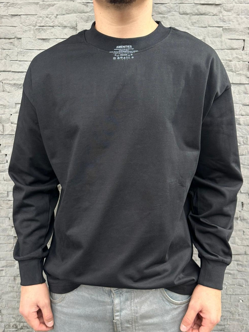 Long sleeve AM nero