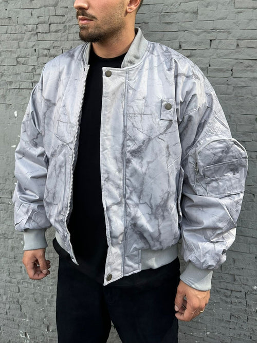 Bomber Marble Grey