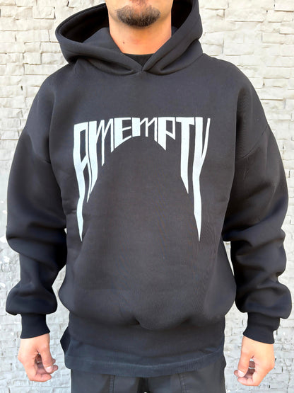 Hoodie Amempty nero