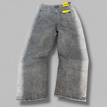 Jeans Wide Leg grigio