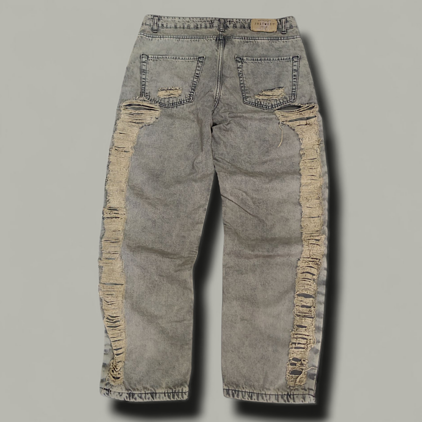 Jeans ripped vintage wash