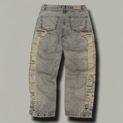 Jeans ripped vintage wash