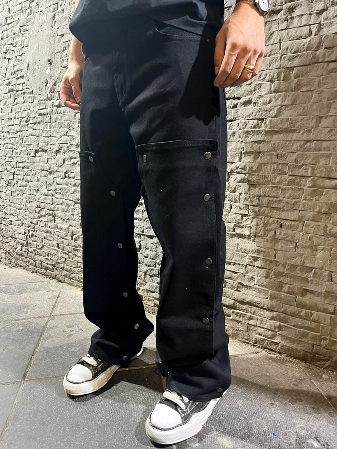 Jeans “SNAPZONE” Wide Fit – Black Edition