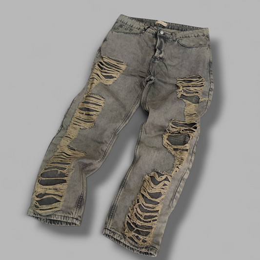 Jeans ripped vintage wash