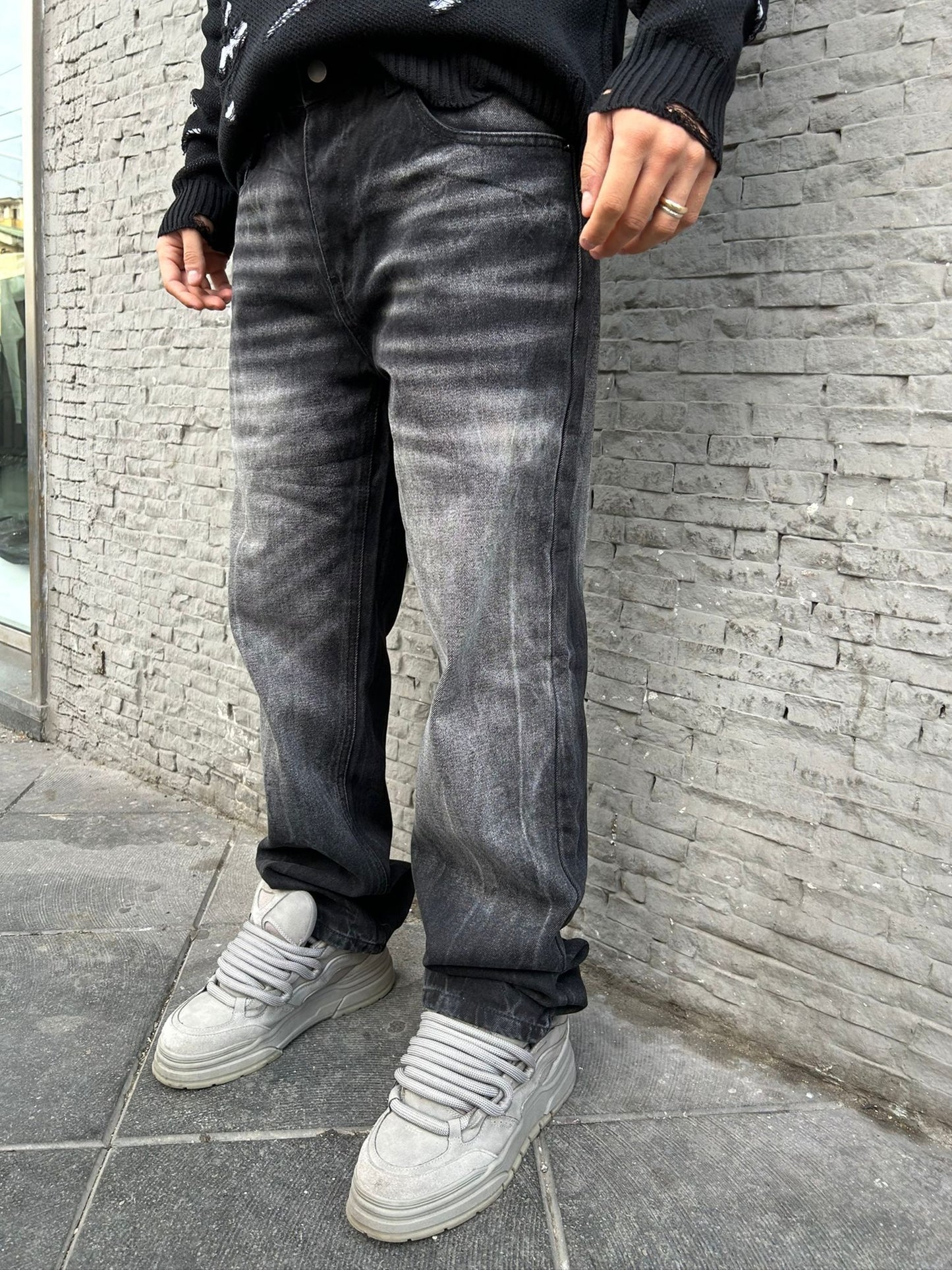 Grey Phantom jeans