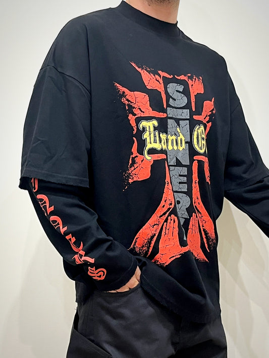 Longsleeve layered black