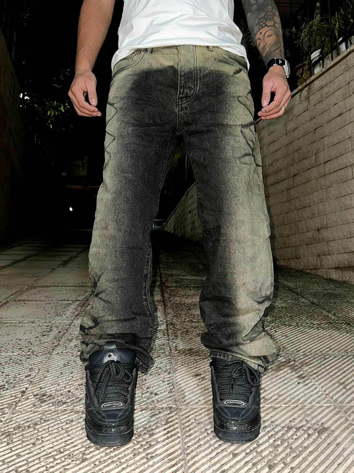 Jeans Shadow wash