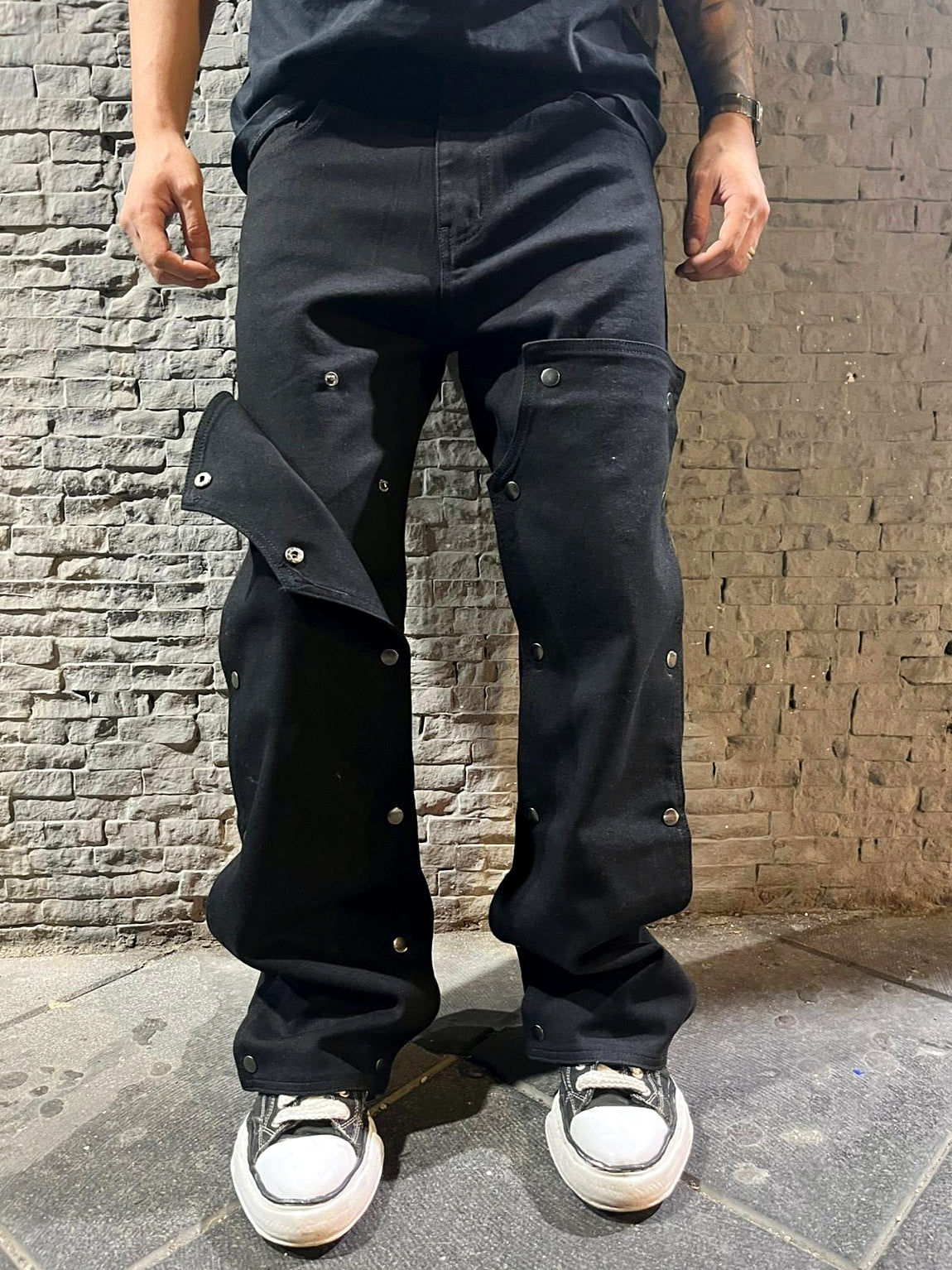Jeans “SNAPZONE” Wide Fit – Black Edition