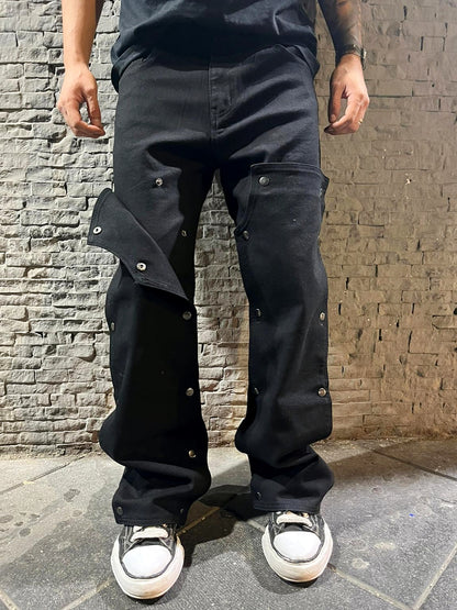 Jeans “SNAPZONE” Wide Fit – Black Edition