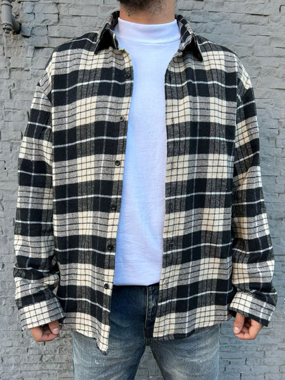 North Flannel cream check