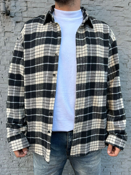 North Flannel cream check