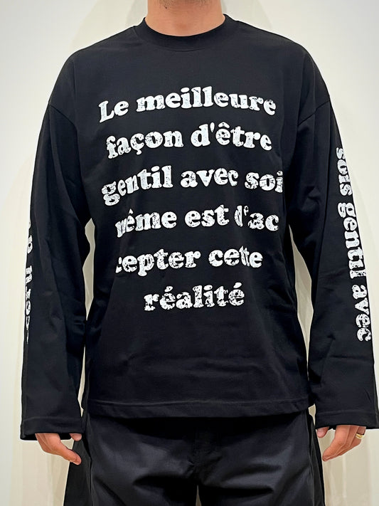 Longsleeve black quote