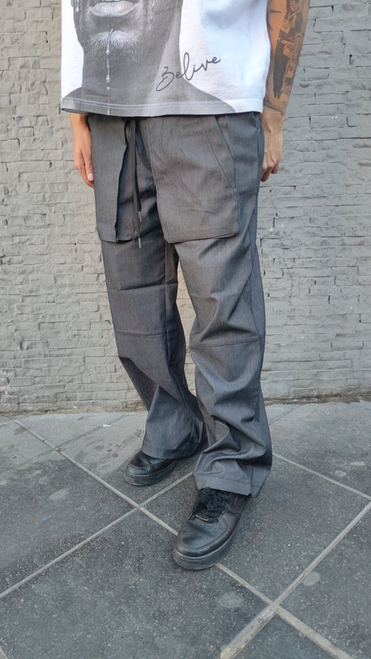 Pantaloni Canvas grigio
