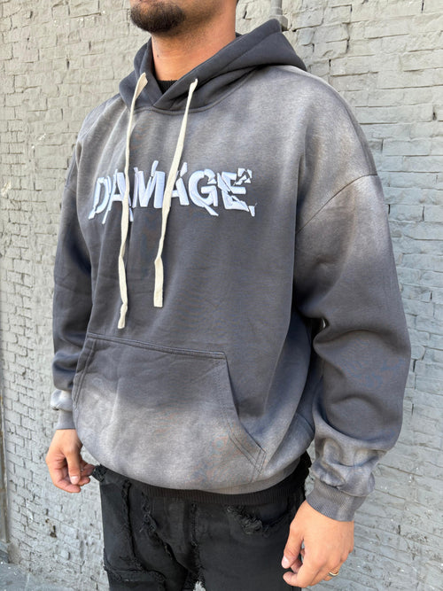 Felpa Damage Grey